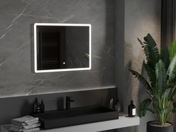 Mexen Navia miroir de salle de bain rétroéclairé 80 x 60 cm, LED 6000K, antibuée - 9803-080-060-611-00