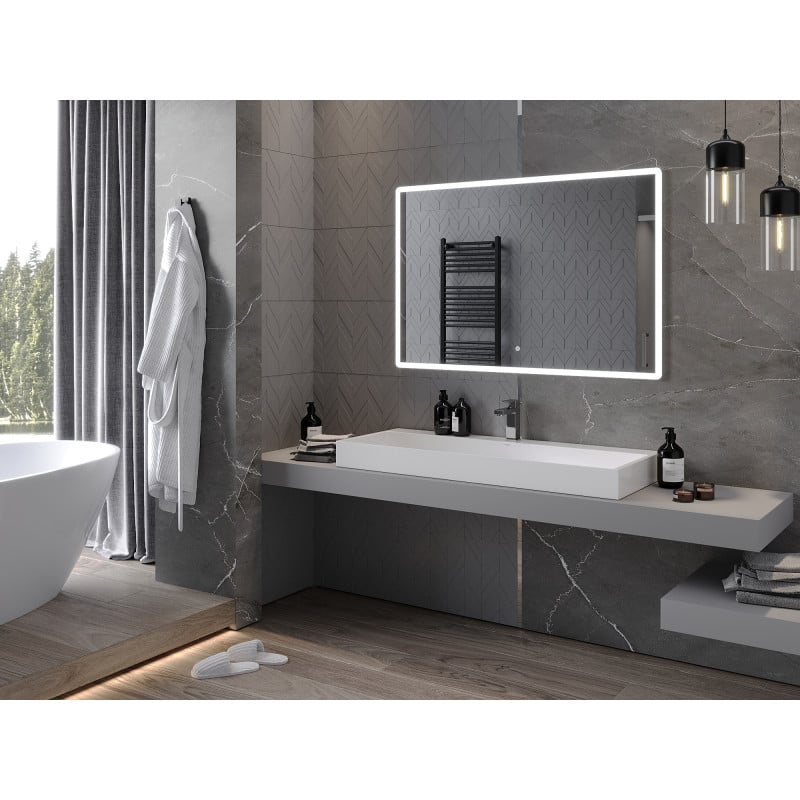Mexen Navia miroir de salle de bains rétroéclairé 120 x 80 cm, LED 6000K, anti-buée - 9803-120-080-611-00
