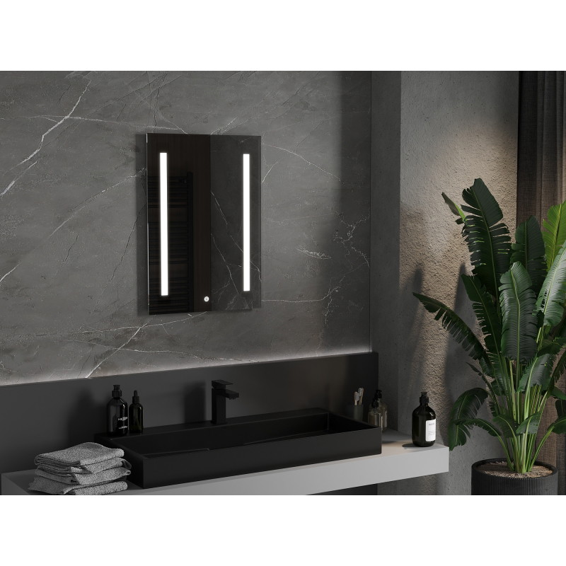 Mexen Remi miroir de salle de bain éclairé 50 x 70 cm, LED 6000K, anti-buée - 9804-050-070-611-00