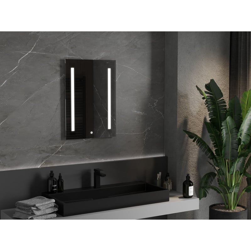 Mexen Remi miroir de salle de bain rétroéclairé 50 x 70 cm, LED 6000K, anti-buée - 9804-050-070-611-00