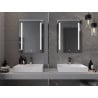 Mexen Remi miroir de salle de bains rétroéclairé 60 x 80 cm, LED 6000K, antibuée - 9804-060-080-611-00