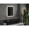 Mexen Sun miroir de salle de bain rétro-éclairé 50 x 70 cm, LED 6000K, antibuée - 9807-050-070-611-00