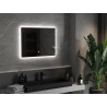 Mexen Sun miroir de salle de bains rétroéclairé 80 x 60 cm, LED 6000K, anti-buée - 9807-080-060-611-00