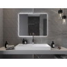 Mexen Sun miroir de salle de bain éclairé 100 x 80 cm, LED 6000K, anti-buée - 9807-100-080-611-00
