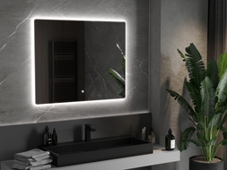 Mexen Sun miroir de salle de bain rétroéclairé 100 x 80 cm, LED 6000K, anti-buée - 9807-100-080-611-00