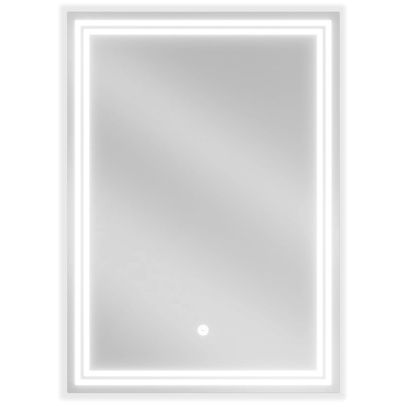 Mexen Taco miroir de salle de bains éclairé 50 x 70 cm, LED 6000K, antibuée - 9805-050-070-611-00