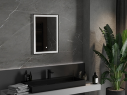 Mexen Taco miroir de salle de bain rétroéclairé 50 x 70 cm, LED 6000K, antibuée - 9805-050-070-611-00