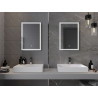 Mexen Taco miroir de salle de bain rétroéclairé 50 x 70 cm, LED 6000K, antibuée - 9805-050-070-611-00