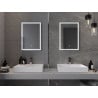 Mexen Taco miroir de salle de bains éclairé 50 x 70 cm, LED 6000K, antibuée - 9805-050-070-611-00