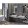 Mexen Taco miroir de salle de bains éclairé 60 x 80 cm, LED 6000K, antibuée - 9805-060-080-611-00