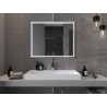 Mexen Taco miroir de salle de bain rétroéclairé 100 x 80 cm, LED 6000K, anti-buée - 9805-100-080-611-00