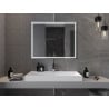 Mexen Taco miroir de salle de bains éclairé 100 x 80 cm, LED 6000K, antibuée - 9805-100-080-611-00