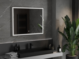 Mexen Taco miroir de salle de bains éclairé 100 x 80 cm, LED 6000K, antibuée - 9805-100-080-611-00
