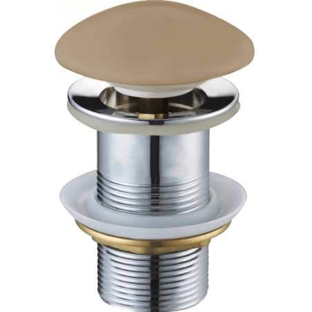 Mexen bouchon clic-clac rond, cappuccino céramique mat - 79910-64