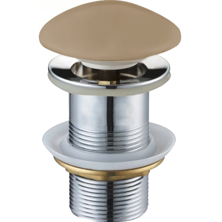 Mexen bouchon rond click-clack, cappuccino céramique mat - 79910-64