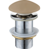 Mexen bouchon clic-clac rond, cappuccino céramique mat - 79910-64