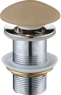 Mexen bouchon clic-clac rond, cappuccino céramique mat - 79910-64