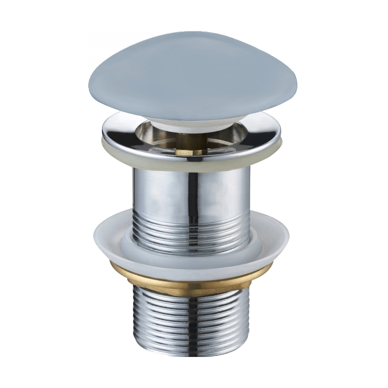 Mexen bouchon rond click-clack, Gris bleu céramique mat - 79910-69