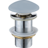Mexen bouchon rond click-clack, Gris bleu céramique mat - 79910-69