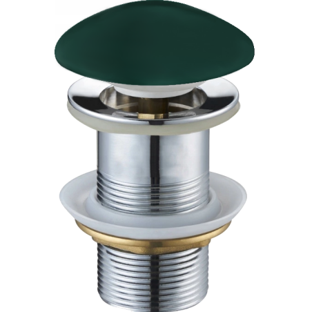 Mexen bouchon clic-clac rond, vert foncé céramique mat - 79910-47