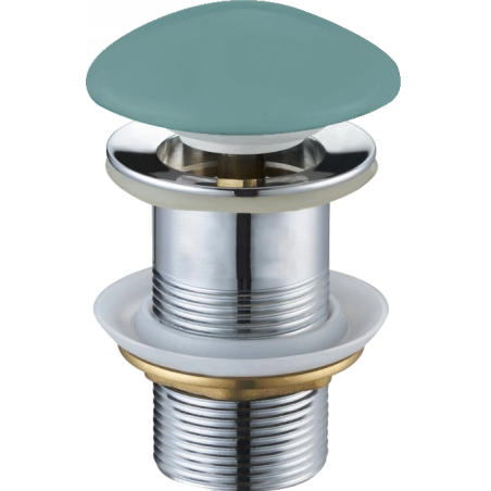 Mexen bouchon clic-clac rond, vert clair céramique mat - 79910-48