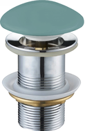 Mexen bouchon rond click-clack, Vert clair céramique mat - 79910-48
