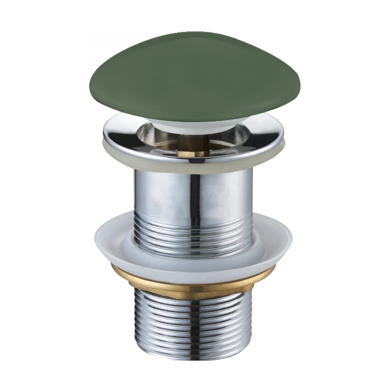 Mexen bouchon clic-clac rond, kaki céramique mat - 79910-43