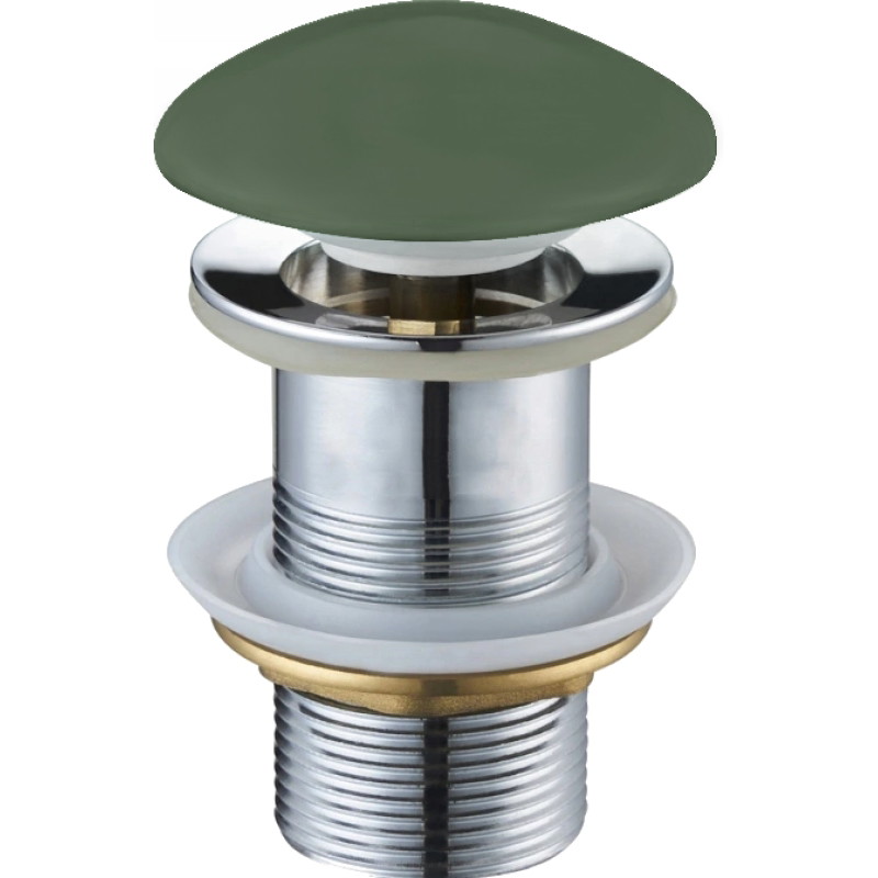 Mexen bouchon clic-clac rond, kaki en céramique mate - 79910-43