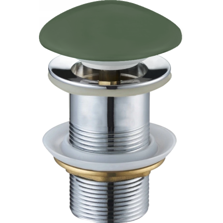 Mexen bouchon clic-clac rond, kaki en céramique mate - 79910-43