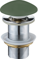 Mexen bouchon clic-clac rond, kaki en céramique mate - 79910-43