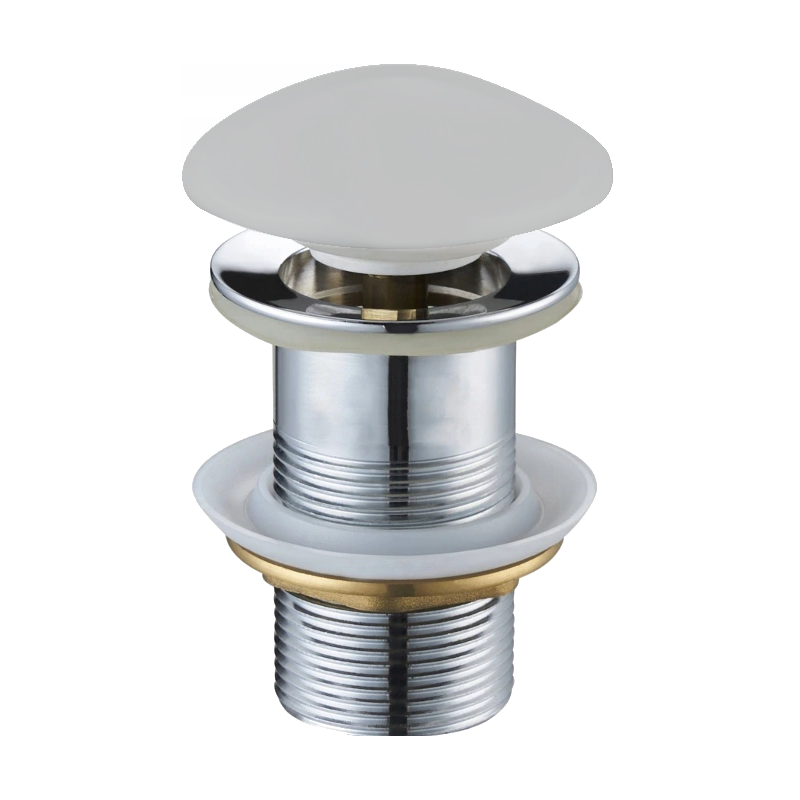 Mexen bouchon rond click-clack, Platine céramique mat - 79910-63