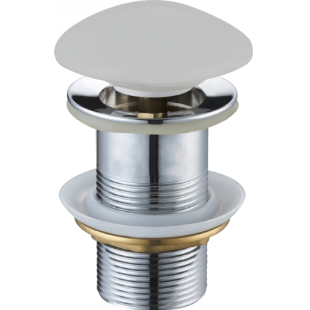 Mexen bouchon rond click-clack, Platine céramique mat - 79910-63
