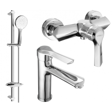 Mexen Sabre DB74 ensemble de douche, chrome - 72104DB74-00