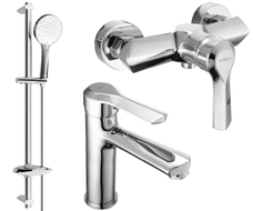 Mexen Sabre DB74 ensemble de douche, chrome - 72104DB74-00