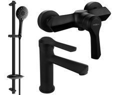 Mexen Sabre DB74 ensemble de douche noir - 72104DB74-70