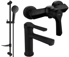 Mexen Sabre DF05 ensemble de douche, noir - 72104DF05-70