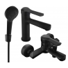 Mexen Sabre R05 ensemble baignoire, noir - 72103R05-70