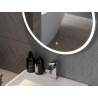 Mexen Gobi miroir de salle de bain éclairé, rond 90 cm, LED 6000K, anti-buée - 9801-090-090-611-00
