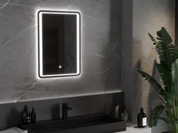 Mexen Zusa miroir de salle de bain rétroéclairé 50 x 70 cm, LED 6000K, antibuée - 9808-050-070-611-00