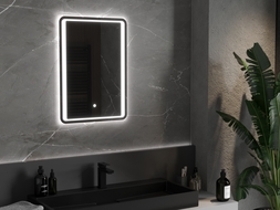 Mexen Zusa miroir de salle de bains éclairé 50 x 70 cm, LED 6000K, antibuée - 9808-050-070-611-00