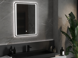 Mexen Zusa miroir de salle de bain éclairé 60 x 80 cm, LED 6000K, anti-buée - 9808-060-080-611-00