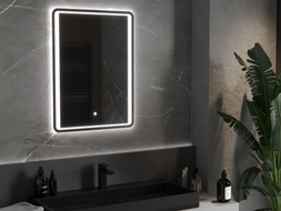 Mexen Zusa miroir de salle de bain rétro-éclairé 60 x 80 cm, LED 6000K, anti-buée - 9808-060-080-611-00