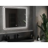 Mexen Zusa miroir de salle de bain rétroéclairé 100 x 80 cm, LED 6000K, antibuée - 9808-100-080-611-00