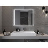 Mexen Zusa miroir de salle de bain rétroéclairé 100 x 80 cm, LED 6000K, antibuée - 9808-100-080-611-00