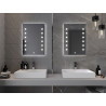 Mexen Ner miroir de salle de bain éclairé 50 x 70 cm, LED 6000K, antibuée - 9809-050-070-611-00