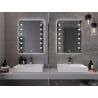Mexen Ner miroir de salle de bain éclairé 60 x 80 cm, LED 6000K, anti-buée - 9809-060-080-611-00