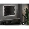 Mexen Ner miroir de salle de bain éclairé 80 x 60 cm, LED 6000K, antibuée - 9809-080-060-611-00