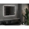 Mexen Ner miroir de salle de bain rétroéclairé 80 x 60 cm, LED 6000K, antibuée - 9809-080-060-611-00