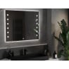 Mexen Ner miroir de salle de bain éclairé 100 x 80 cm, LED 6000K, antibuée - 9809-100-080-611-00