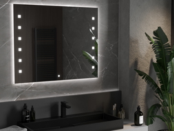 Mexen Ner miroir de salle de bain rétroéclairé 100 x 80 cm, LED 6000K, anti-buée - 9809-100-080-611-00